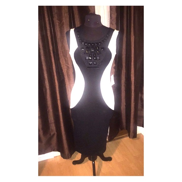 Black and white dress