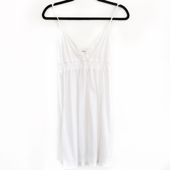 James Perse White Spaghetti Strap Sundress