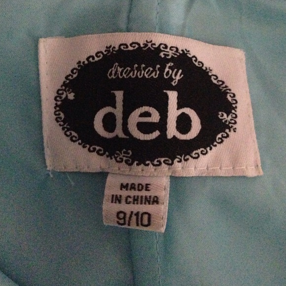 Blue ball gown prom dress - Picture 2 of 2