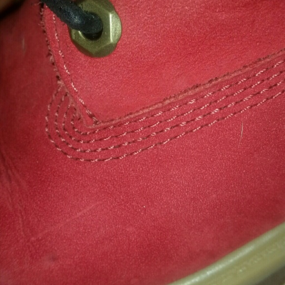 Timberland | Shoes | Red Tims 55 In Boys | Poshmark
