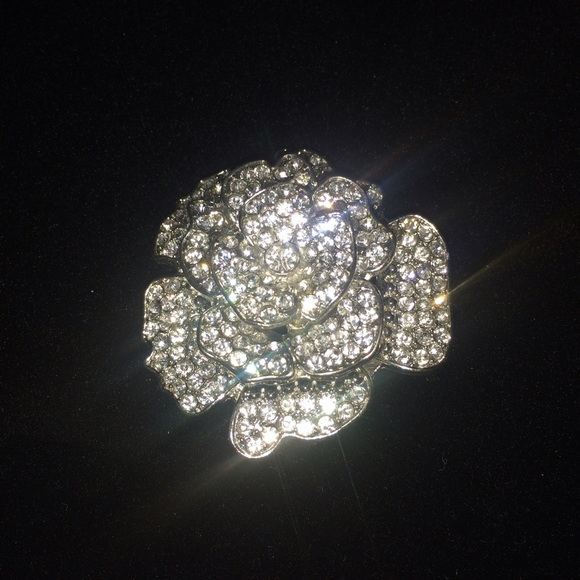 Rhinestone Brooch - Picture 2 of 4