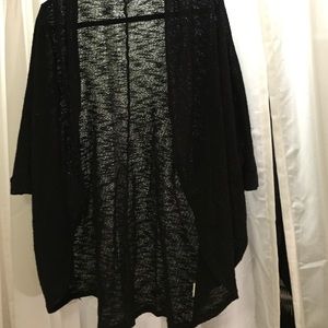 Black cardigan