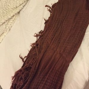 Brown scarf