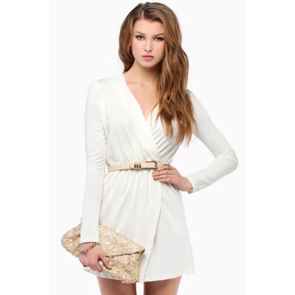 Sleek wrap dress