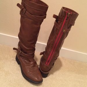 Steve Madden "Madden Girl" brown boots