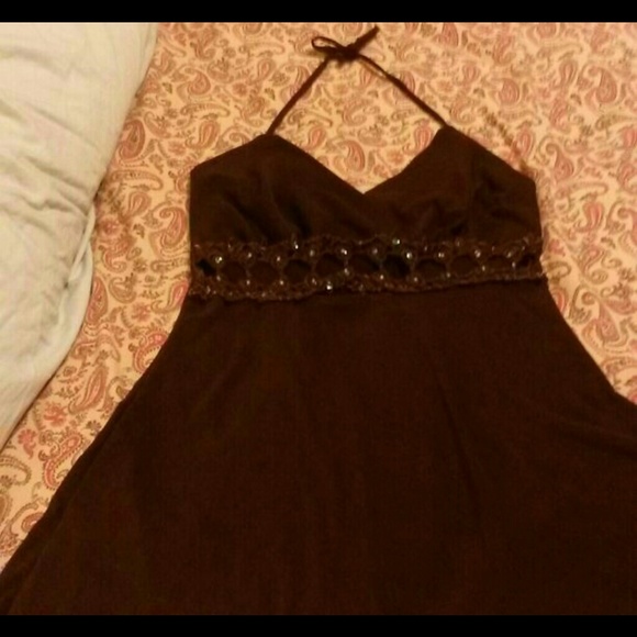 ***SLOLD***Brown halter top