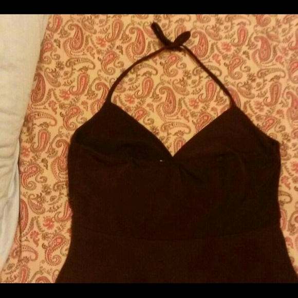 ***SLOLD***Brown halter top - Picture 3 of 3