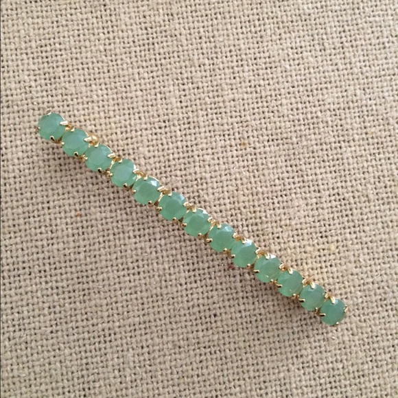 Kate spade blue stone hair barrette