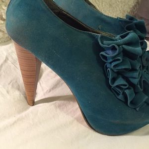 Blue heels