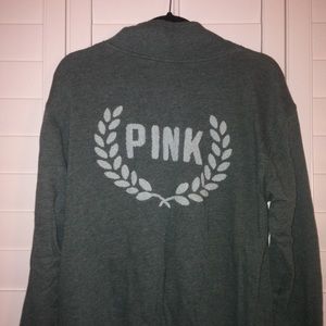 Pink half zip