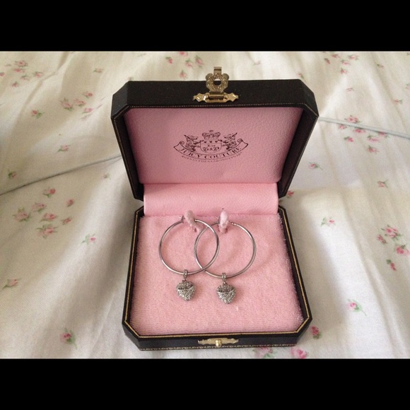 Juicy couture hoop earrings
