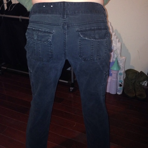 Faded look black skinny jeans - Picture 2 of 4