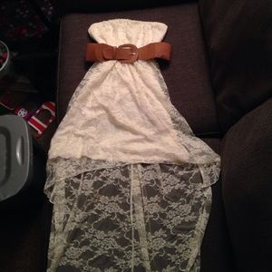 Hi-Lo lace dress