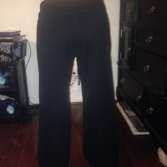 Black draw string lounge pants - Picture 2 of 3