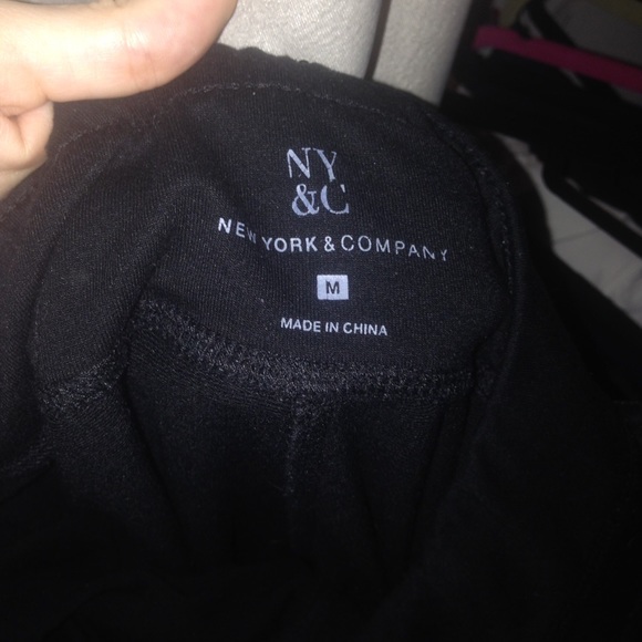 Black draw string lounge pants - Picture 3 of 3