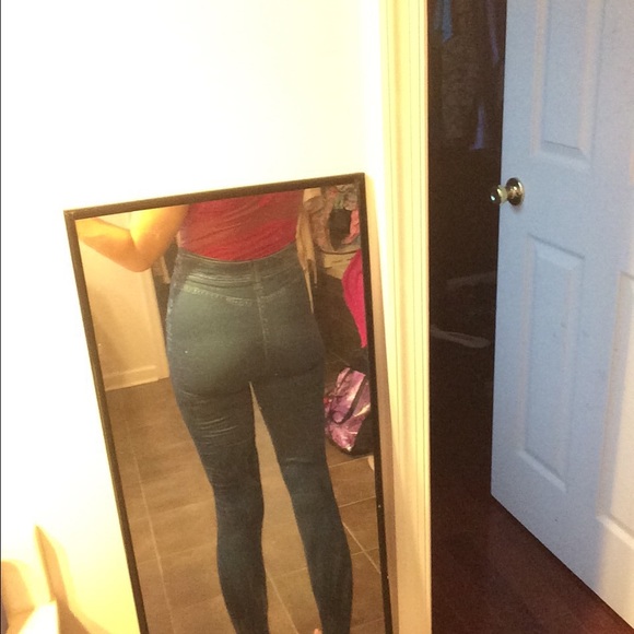 Soft leggings that look like jeans - Picture 2 of 4