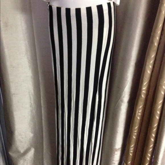 Striped Maxi Skirt