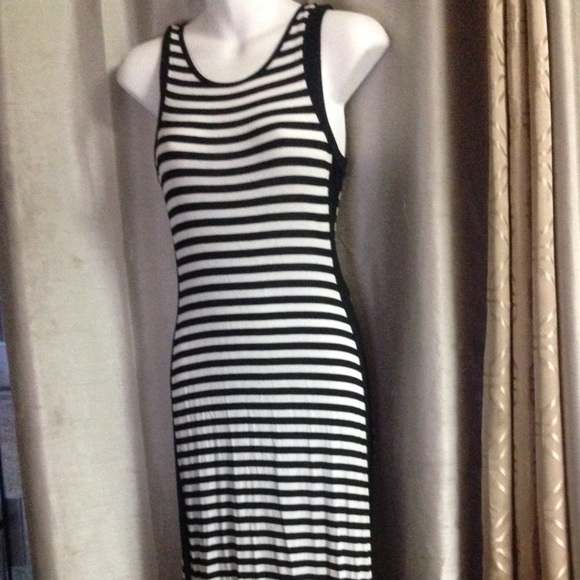 Long striped dress