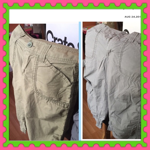Both pairs of cargo capris