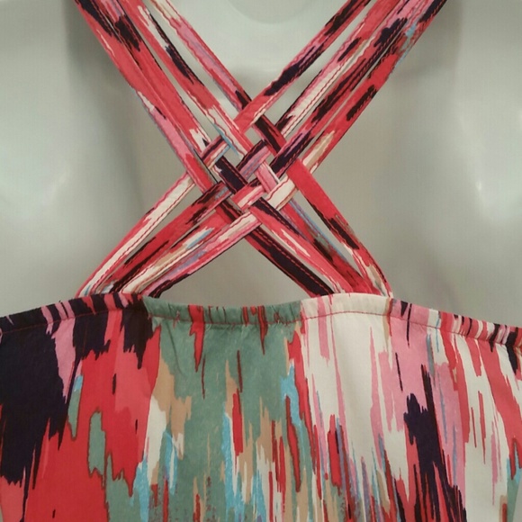Forever 21 Tops - Colorful Crisscross Back Top