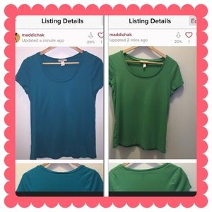 2 LOFT t shirts