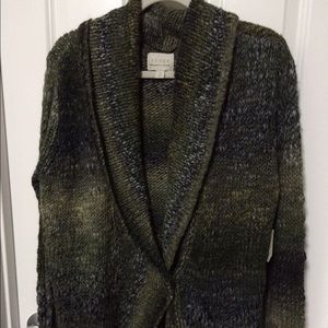Green oversized Hinge Sweater