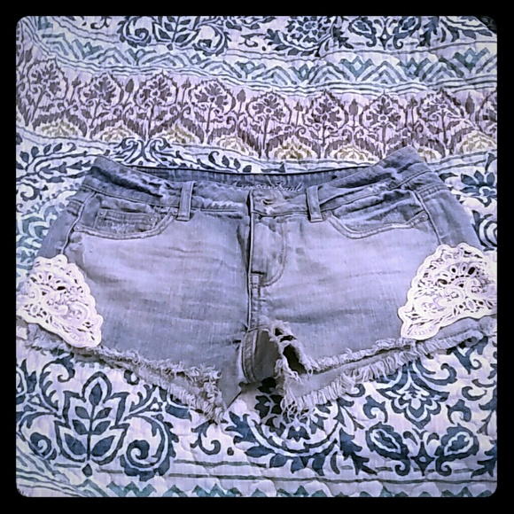 American eagle jean shorts