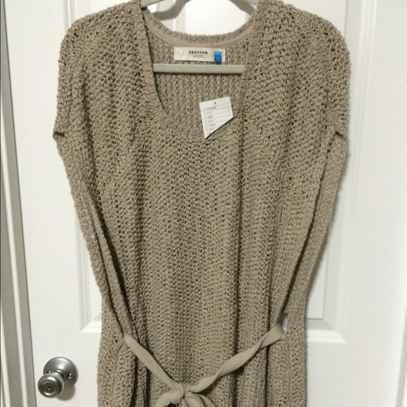 Anthropologie Long Sparrow Sweater