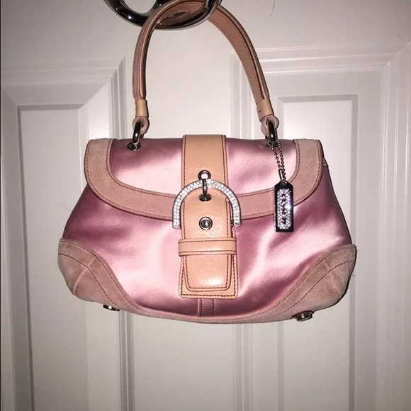 Pink coach bag