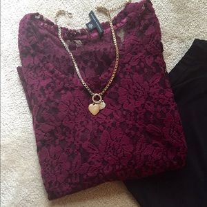 Banana republic lace top