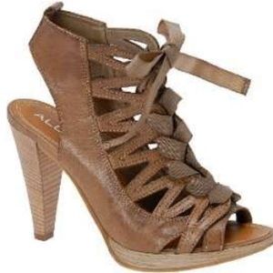 Aldo Shrewsberry gladiator lace up heel sz 7