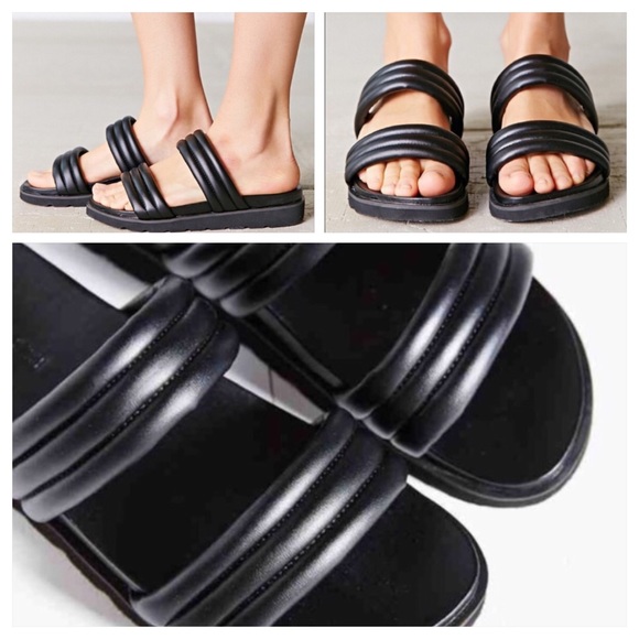 Urban Outfitters Shoes - Urban Outfitters Black Duffie Slide Sandal