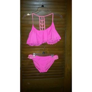Pink bathing suit