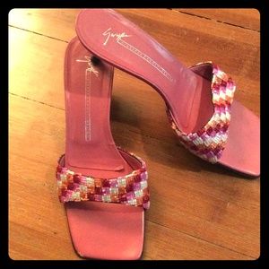 Giuseppe Zanotti Colorful Beaded Slides