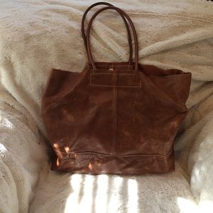 Banana Republic Genuine Leather Tote
