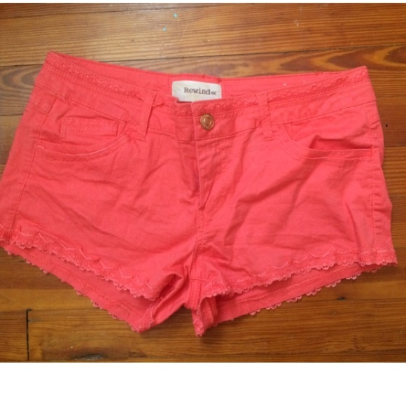 Rewind Pants - Pink (coral) shorts