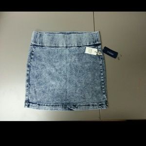 Forever 21 acid wash jean skirt small
