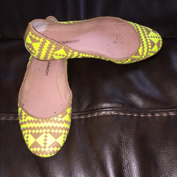 Rebecca Minkoff Uma woven flats!