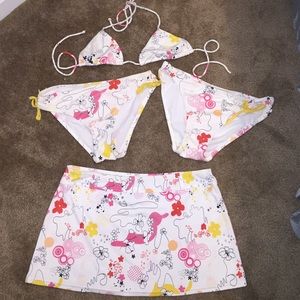 CK bathing suit set