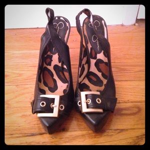 Jessica Simpson slingback stilettos