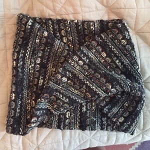 Anthropologie MADISON 88 Textured Wool Neckwarmer