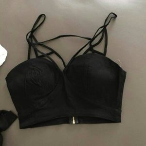 Black bralette