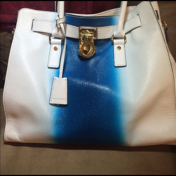 Michael Kors spray blue bag-SOLD!! - Picture 2 of 3