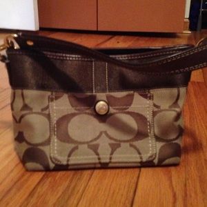 Brown/tan Coach Purse