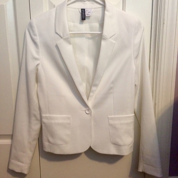 H&M Jackets & Blazers - H&M white blazer
