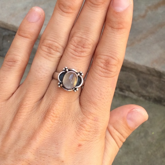 🚫🚫SOLD Vintage sterling silver quartz ring 925 - Picture 3 of 4