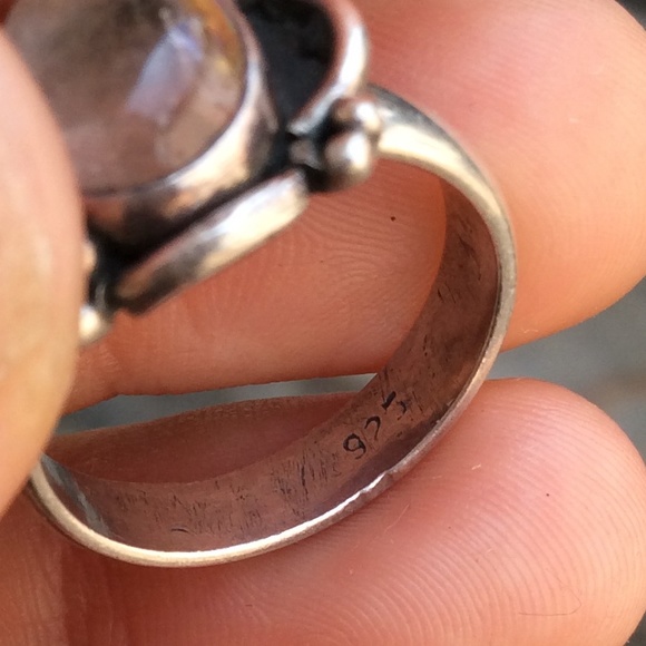 🚫🚫SOLD Vintage sterling silver quartz ring 925 - Picture 4 of 4