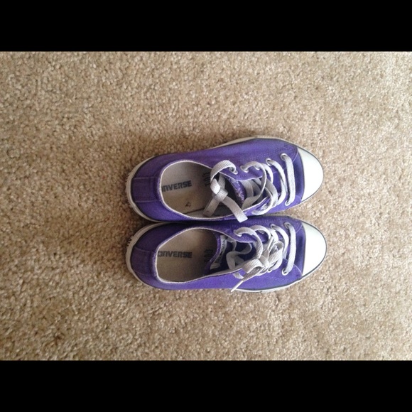 Purple Converse - Picture 2 of 4