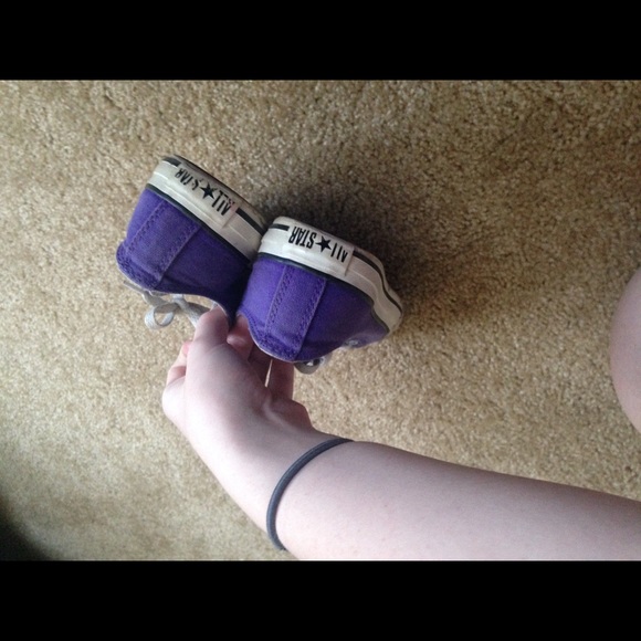 Purple Converse - Picture 3 of 4