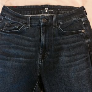 7 For All Mankind High Waist Skinny Jeans
